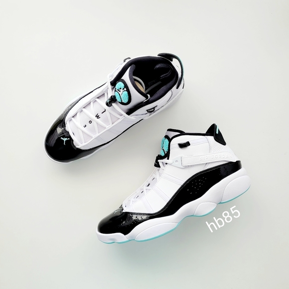 Jordan 6 Rings "Tropical Twist" White/ Black Men's 10.5 - Picture 2 of 6